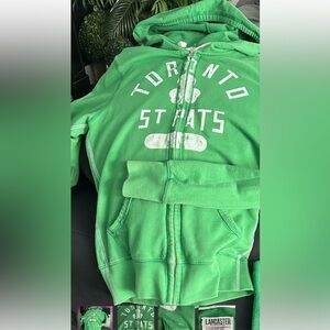 Vintage vine Green Toronto St Patricks  ladies  Hoodie